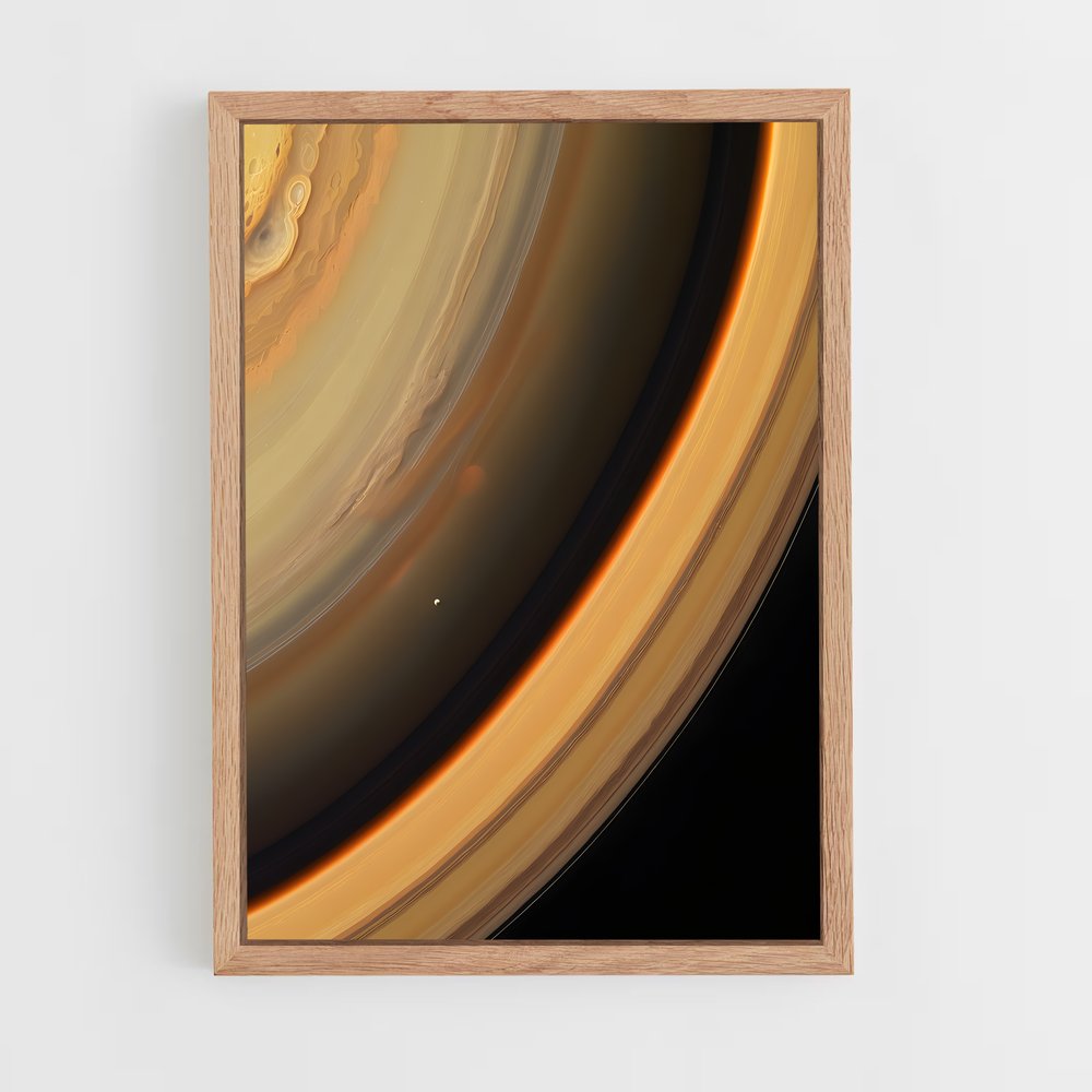Poster magnifiques anneaux de Saturne – affiche Système solaire (vue 4)